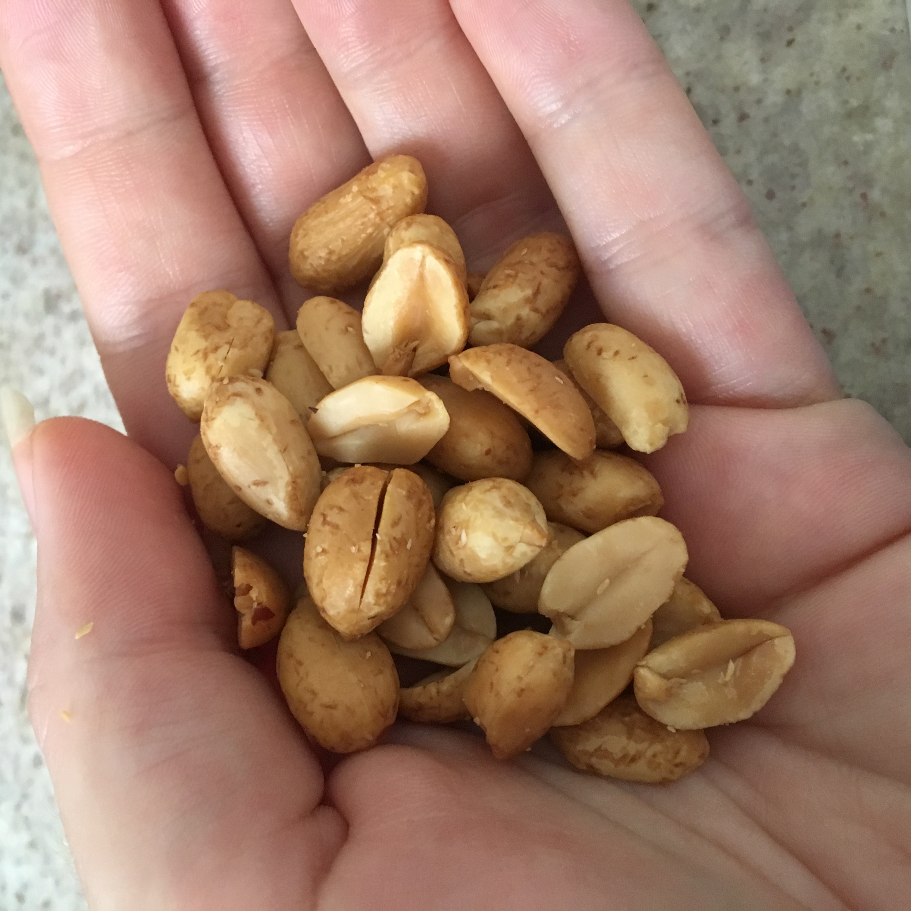 Torrostade jordnötter recept på jordnötssmör