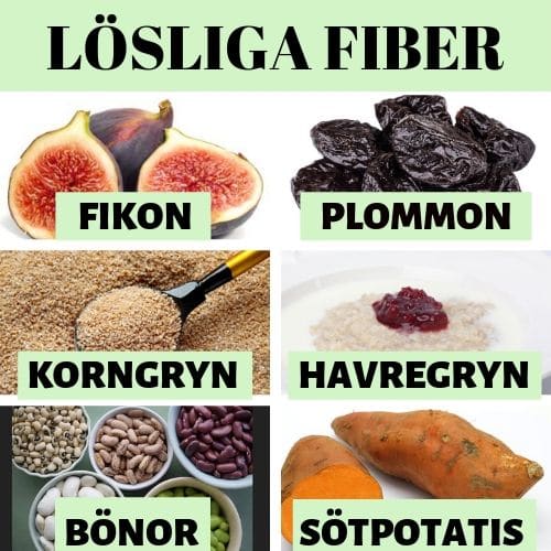 Lösliga fiber kostfiber fibrer