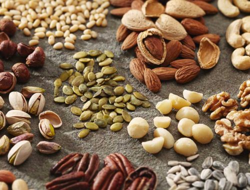 Lista över de nötter som innehåller mest protein