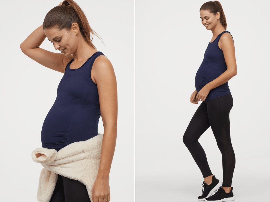 Gravid träningslinne topp gravid träning