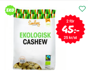 Cashewnötter billigt