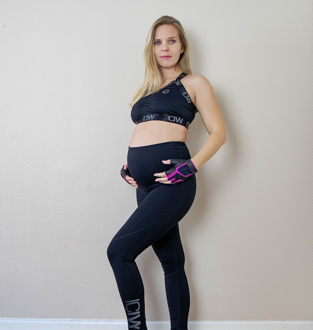 ICANIWILL mammaträningstights gravidtights träningstights graviditet träningskläder gravid