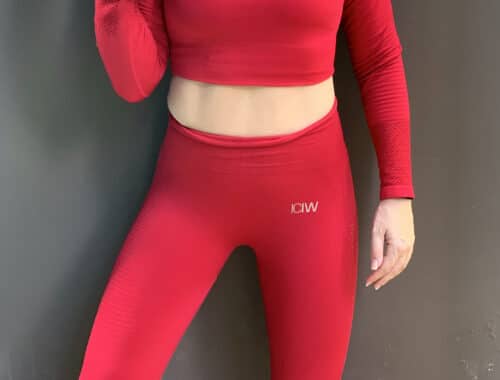 seamless tights icaniwill crop top iciw