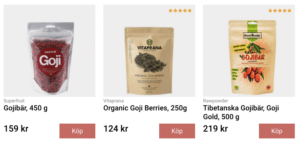 Bodystore gojibär ekologiska