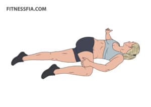 Krokodilen stretch yoga