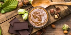 recept hasselnötssmör med choklad - egengjord nutella