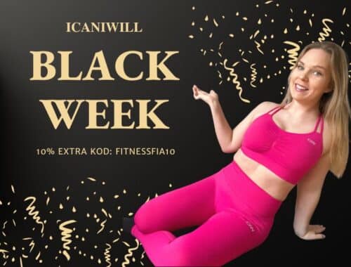 ICANIWILL Black Friday rabattkod I Can I Will Black Week influencer