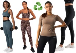 miljövänliga träningskläder återvunna material träningskläder activewear