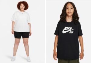 Träningskläder ekologisk bomull tshirt Nike barn
